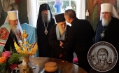 На Афоне торжественно отметили 100-летний юбилей игумена Пантелеимонова монастыря схиархимандрита Иеремии