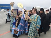 Курская-Коренная икона Божией Матери «Знамение» принесена в Екатеринбургскую епархию