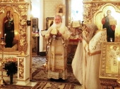 В день своего рождения Святейший Патриарх Кирилл совершил Литургию в домовом храме Патриаршей резиденции в Переделкине