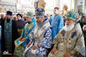 Митрополит Киевский Онуфрий возглавил Божественную литургию в Успенском кафедральном соборе Балтской епархии