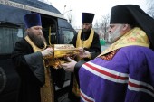 Мощи святого равноапостольного князя Владимира принесены в Санкт-Петербург
