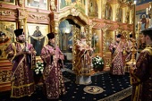 В канун субботы 1-й седмицы Великого поста Святейший Патриарх Кирилл совершил утреню в Новоспасском ставропигиальном монастыре
