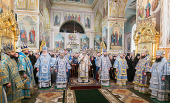 Митрополит Киевский и всея Украины Онуфрий совершил Литургию в Корецком ставропигиальном монастыре