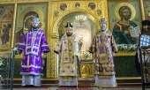 В Неделю 5-ю Великого поста митрополит Волоколамский Иларион совершил Литургию в Благовещенском соборе Казанского кремля