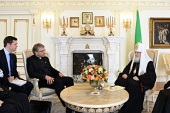 Состоялась встреча Святейшего Патриарха Кирилла с генеральным секретарем Всемирного совета церквей Олафом Фюксе Твейтом