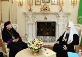 Святейший Патриарх Кирилл встретился с Главой Армянской Католической Церкви