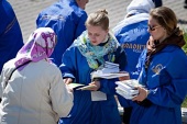 Более 500 молодых добровольцев помогали в организации поклонения деснице святого великомученика Георгия Победоносца в Москве
