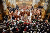 Предстоятель Русской Церкви совершил Литургию на Бутовском полигоне