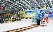 Святейший Патриарх Кирилл встретился с участниками молодежного турнира по хоккею с мячом в Ульяновске