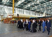 Святейший Патриарх Кирилл посетил авиационный завод «Авиастар-СП» в Ульяновске