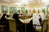 Под председательством Святейшего Патриарха Кирилла началось первое в 2015 году заседание Священного Синода Русской Православной Церкви