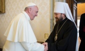 Председатель Отдела внешних церковных связей Московского Патриархата встретился с Папой Римским Франциском