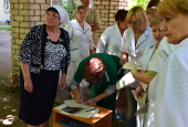 За последние три недели Синодальный отдел по благотворительности передал 102 тонны продуктов мирным жителям Украины