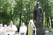 В Вятской епархии открыт памятник преподобному Трифону Вятскому