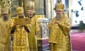 В день своего 60-летия митрополит Санкт-Петербургский и Ладожский Варсонофий совершил Литургию в Казанском соборе северной столицы