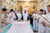 В Ижевске состоялось отпевание и погребение митрополита Николая (Шкрумко)