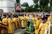 Предстоятель Русской Церкви освятил восстановленный храм Рождества Пресвятой Богородицы в Ипатьевском монастыре