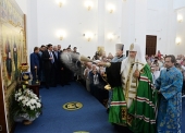 Святейший Патриарх Кирилл освятил Покровский храм в новом микрорайоне города Иваново