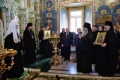 Святейший Патриарх Кирилл посетил Вознесенский Печерский монастырь в Нижнем Новгороде