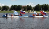 Из Великого Новгорода в Кронштадт проходит водный крестный ход, посвященный 1000-летию преставления святого князя Владимира
