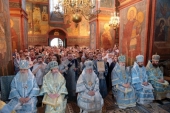 Митрополит Крутицкий Ювеналий возглавил торжества по случаю престольного праздника Новодевичьего монастыря г. Москвы