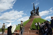 Святейший Патриарх Кирилл посетил мемориальный комплекс «Победа» в Чебоксарах