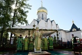 В день памяти преподобного Саввы Сторожевского Предстоятель Русской Церкви совершил Литургию в Саввино-Сторожевском ставропигиальном монастыре
