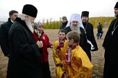 Святейший Патриарх Кирилл встретился с представителями коренных народов Крайнего Севера в фактории Лаборовая