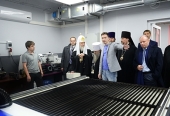 Святейший Патриарх Кирилл посетил лабораторию «FabLab-Норильск»