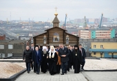 Святейший Патриарх Кирилл посетил мемориал «Норильская Голгофа»