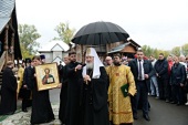 Святейший Патриарх Кирилл посетил Макариевский кафедральный храм г. Горно-Алтайска
