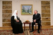 Состоялась встреча Святейшего Патриарха Кирилла с губернатором Алтайского края А.Б. Карлиным