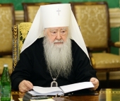 Святейший Патриарх Кирилл поздравил митрополита Крутицкого и Коломенского Ювеналия с 80-летием со дня рождения