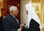 Святейший Патриарх Кирилл встретился с Президентом Государства Палестина Махмудом Аббасом