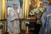 В день своего 80-летия митрополит Крутицкий и Коломенский Ювеналий совершил Литургию в Благовещенском храме Зарайска