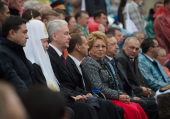 Святейший Патриарх Кирилл посетил торжественную церемонию открытия Дня города Москвы на Красной площади