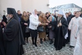 Предстоятель Украинской Православной Церкви совершил Литургию в Свято-Успенской Почаевской лавре
