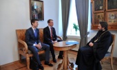 Митрополит Волоколамский Иларион встретился с главой Российско-Германской конференции молодых лидеров герцогом Кристофом Ольденбургским