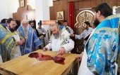 Предстоятель Украинской Православной Церкви совершил освящение храма Благовещения Пресвятой Богородицы в Коростышеве