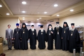 На торжества по случаю 70-летия Святейшего Патриарха Кирилла прибыл Предстоятель Албанской Православной Церкви