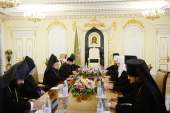 Состоялась встреча Святейшего Патриарха Кирилла с Верховным Патриархом и Католикосом всех армян Гарегином II