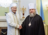 Глава Казахстанского митрополичьего округа встретился с Верховным муфтием Казахстана
