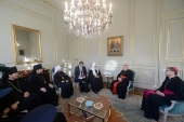 Святейший Патриарх Кирилл встретился с католическим архиепископом Парижа кардиналом Андре Вен-Труа