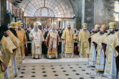 В день памяти новомучеников и исповедников Церкви Русской Блаженнейший митрополит Онуфрий совершил Литургию в Киево-Печерской лавре