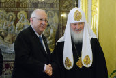 Святейший Патриарх Кирилл встретился с Президентом Государства Израиль Р. Ривлином