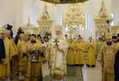 В Неделю о Страшном Суде Святейший Патриарх Кирилл совершил освящение храма св. Александра Невского при МГИМО