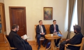 Председатель ОВЦС встретился с президентом сербского Центра по содействию международному сотрудничеству и стабильному развитию