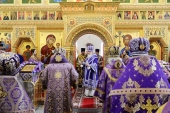 Святейший Патриарх Кирилл совершил великое освящение Покровского храма в столичном районе Орехово-Борисово Южное