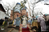 Митрополит Киевский Онуфрий возглавил престольные торжества в Благовещенском храме украинской столицы