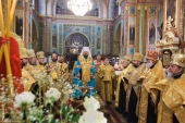 В Харькове состоялся молебен по случаю 24-летия исторического Архиерейского Собора Украинской Православной Церкви